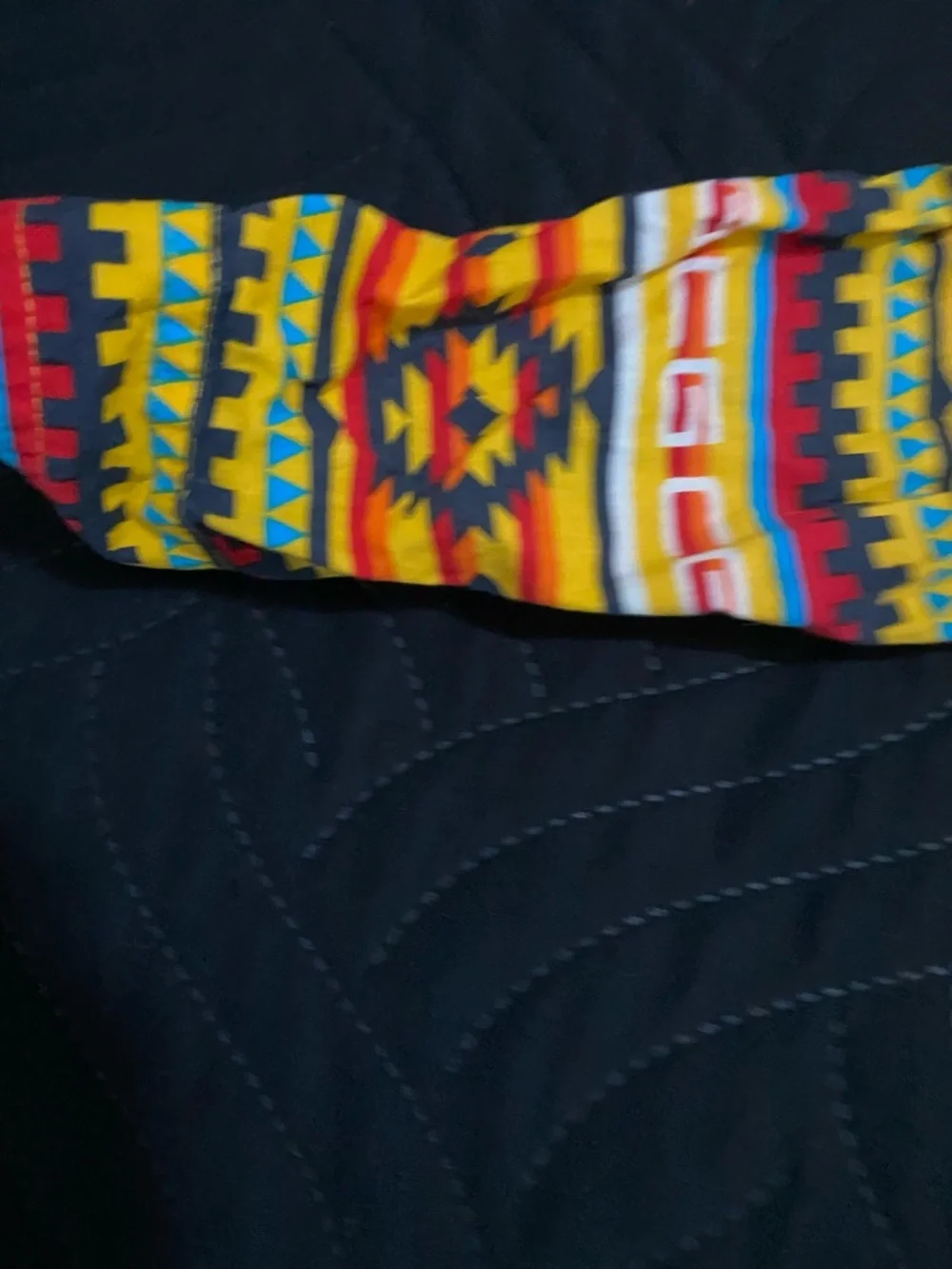 COOGI Spellout Y2K Aztec Pearl Button Down Long Sleeve Roll Tab Boys 3T Shirt